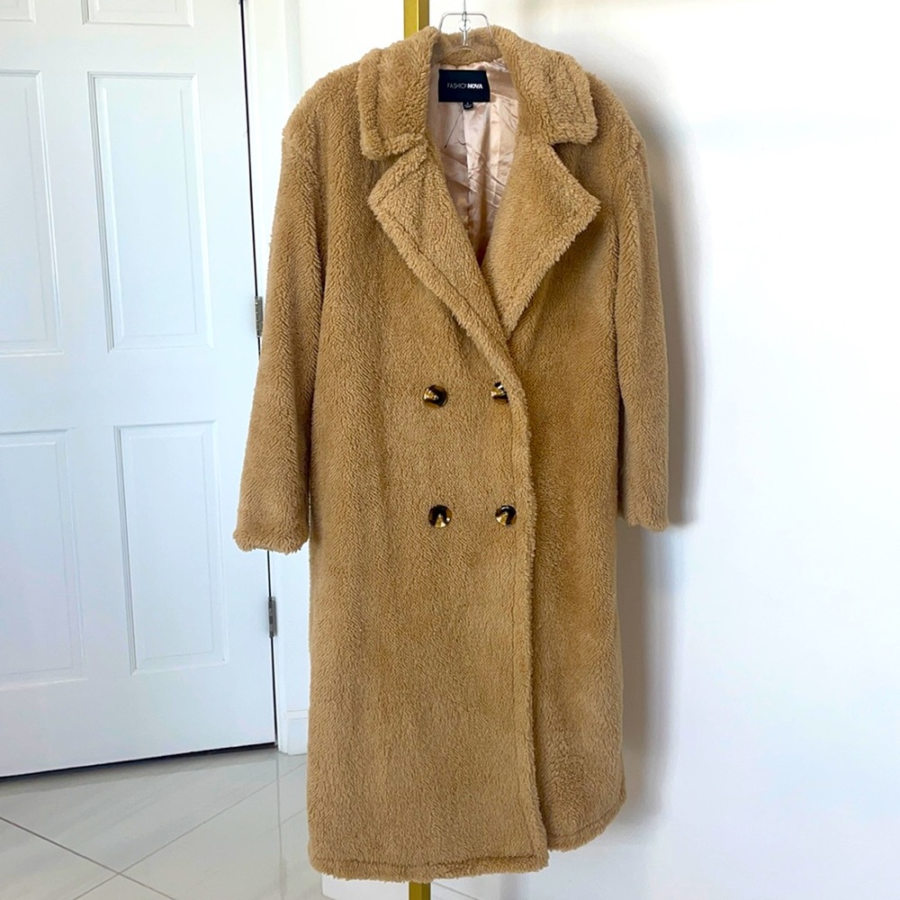 Teddy Fleece Pea Coat
